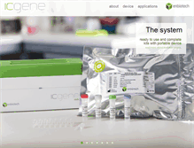 Tablet Screenshot of icgene.com